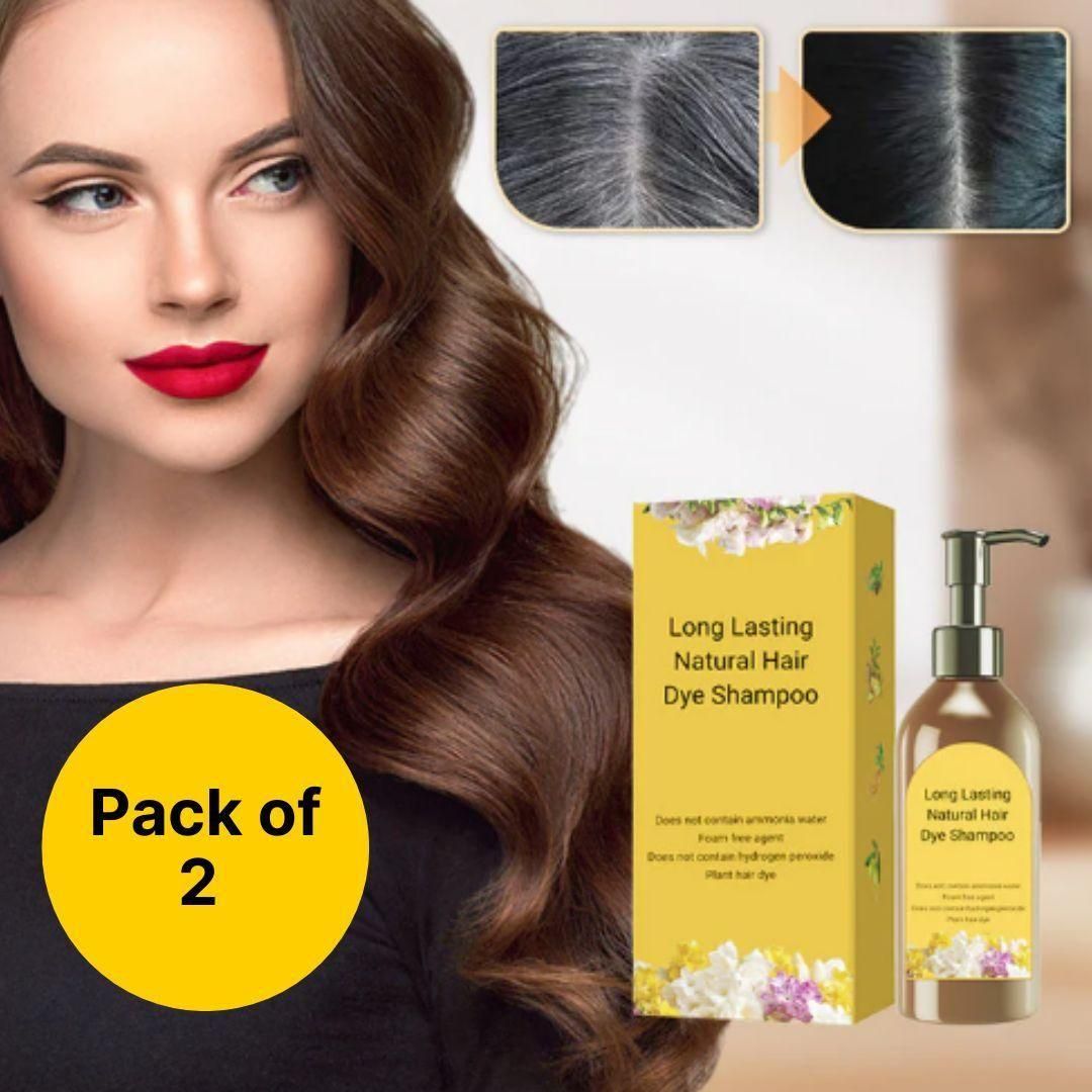 ✨Japanese Long Lasting Natural Hair Dye Shampoo 🔥 Buy 1 Get 1 Free 🔥
